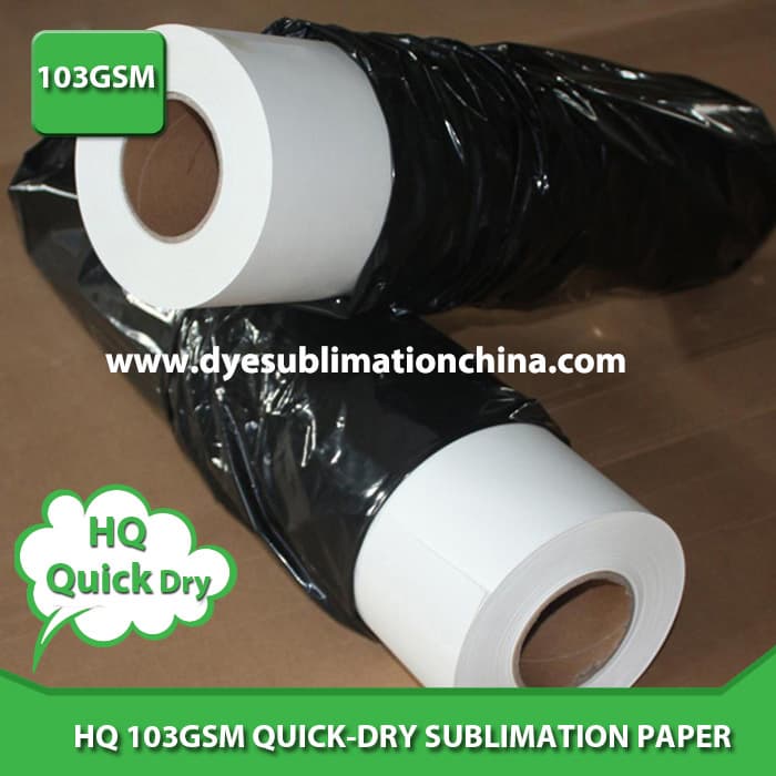 High quality quick dry 103gsm sublimation transfer paper